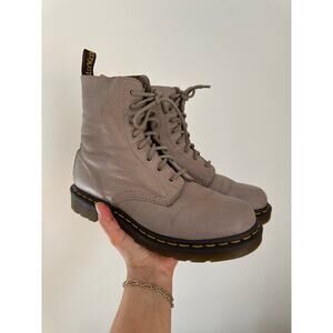 Dr. Martens Gray Ankle Boots